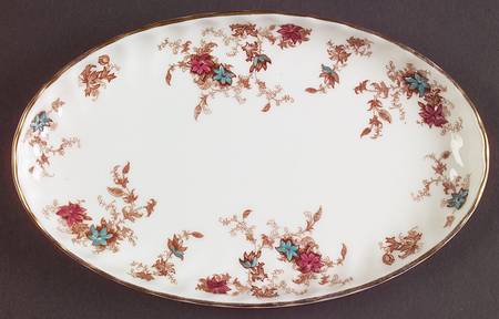 Ancestral (Wreath Backstamp) Small Oval Tray