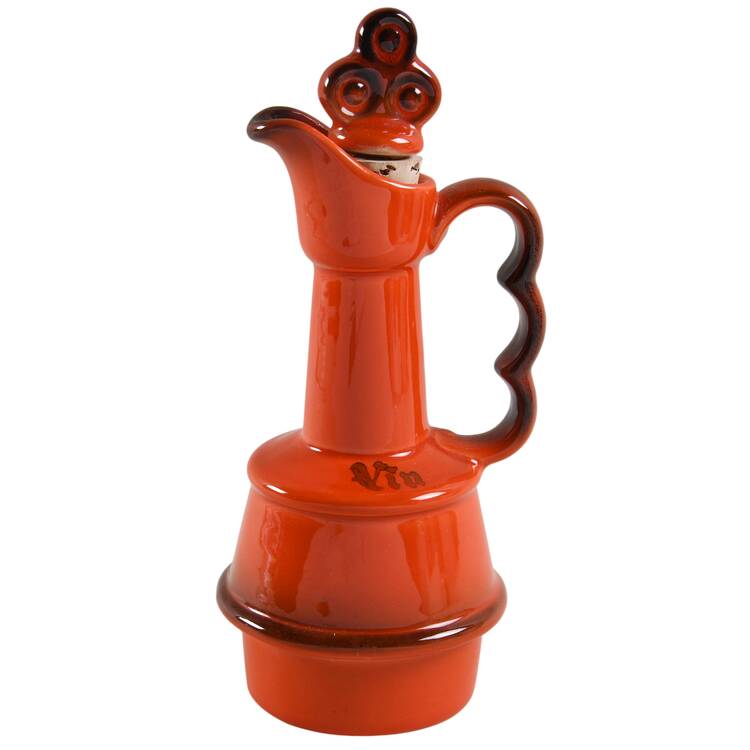 Red Rooster Red Vinegar and Stopper for Condiment Set