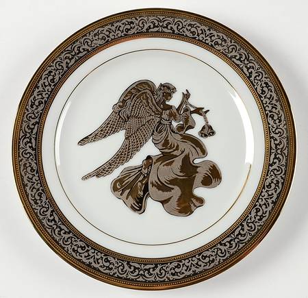 Victorian Lace Accent Salad Plate by Muirfield