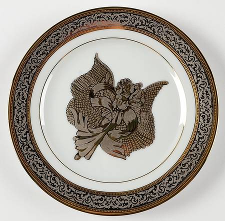 Victorian Lace Accent Salad Plate