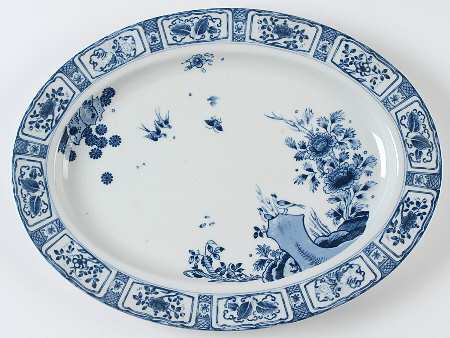 Imari Garden 16" Oval Serving Platter
