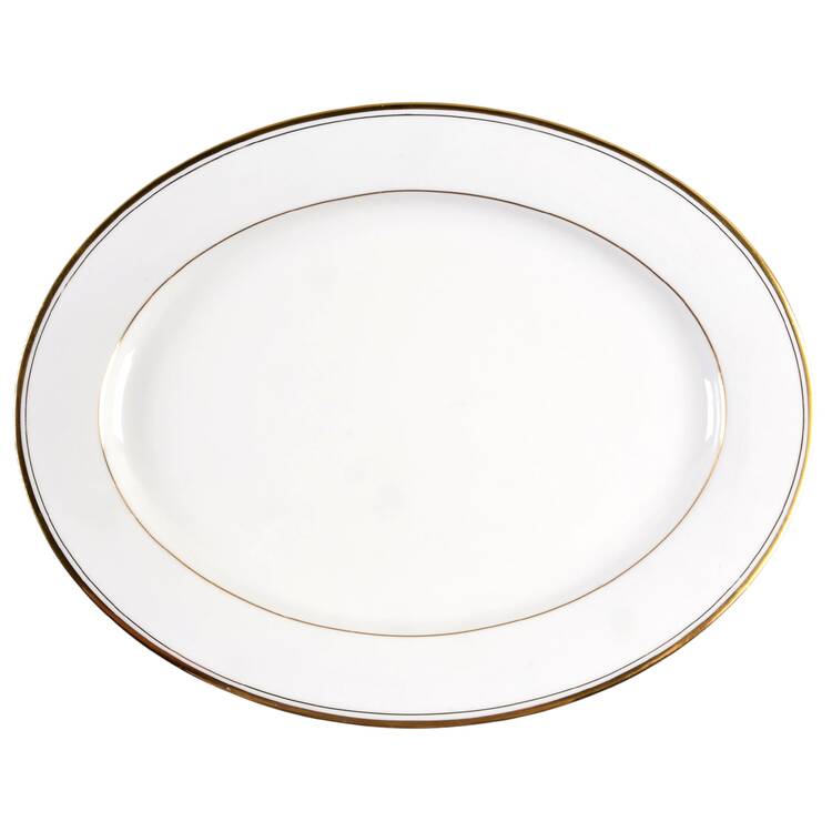 Adam 14" Oval Serving Platter by Muirfield