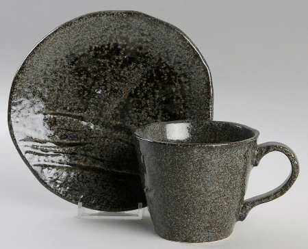 Genji Flat Cup & Saucer Set
