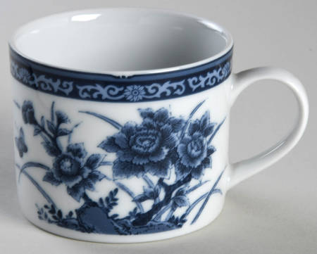 Imari Blue Flat Cup