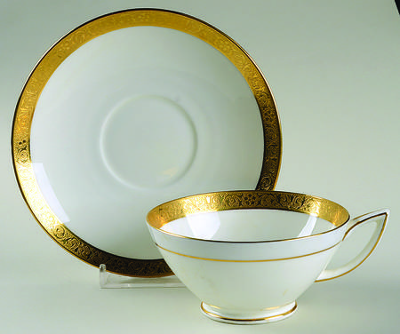 Westminster Footed Cup & Saucer Set by Minton