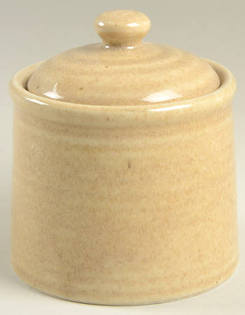 Potter's Craft Khaki Sugar Bowl & Lid
