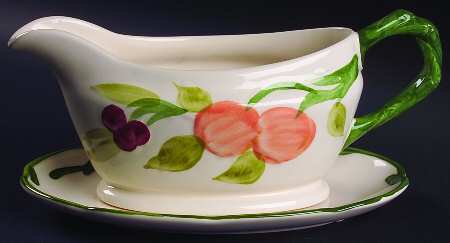 Fruit Gravy Boat & Underplate/Relish