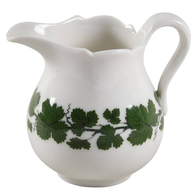 Full Green Vine (Scalloped, No Trim) Mini Creamer