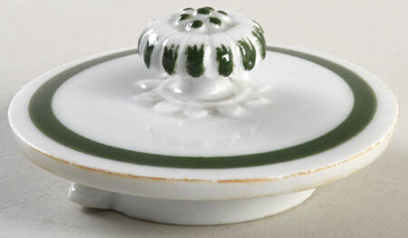 Full Green Vine (Smooth, No Trim) Lid for Chocolate Pot