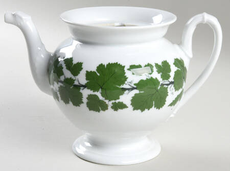 Full Green Vine (Smooth, No Trim) Mini Teapot No Lid