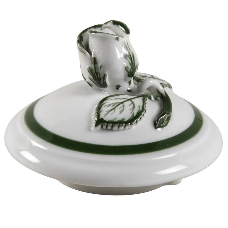 Full Green Vine (Smooth, No Trim) Lid for Mini Coffee Pot
