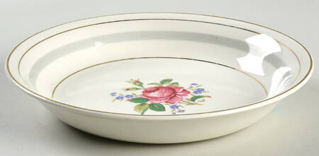 Hildarose Coupe Soup Bowl by Myott Staffordshire