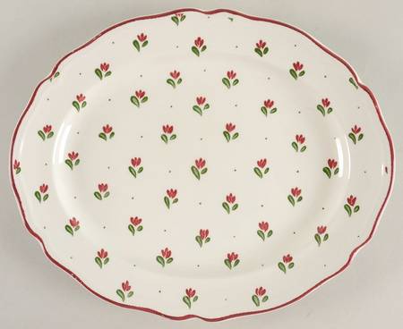 Bonjour 12" Oval Serving Platter