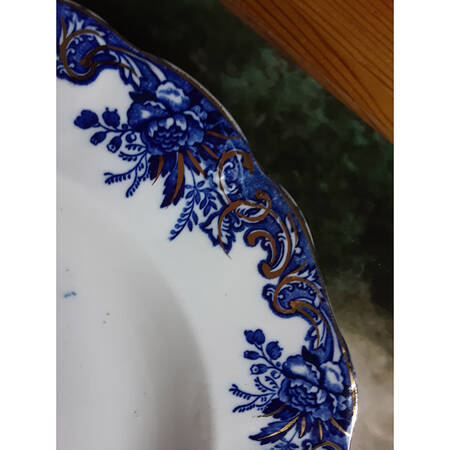 Majestic Blue (Scalloped) Dinner Plate