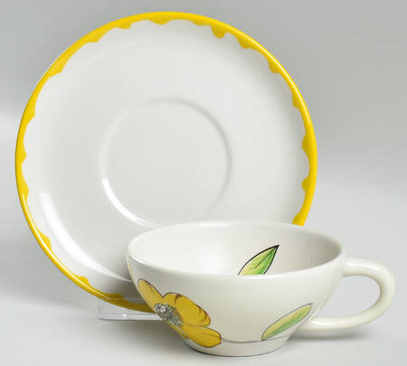 MCI10 Flat Cup & Saucer Set