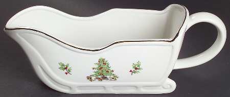 Home For The Holidays (No Gold Band) Gravy Boat