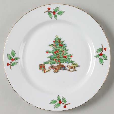 Home For The Holidays (No Gold Band) Salad Plate