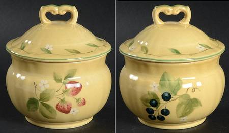 Garden Glow Sugar Bowl & Lid