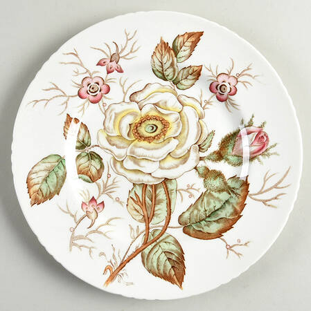 Old Rose Luncheon Plate