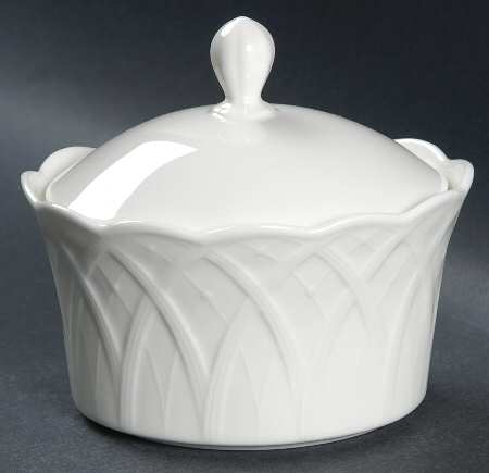 White House Sugar Bowl & Lid