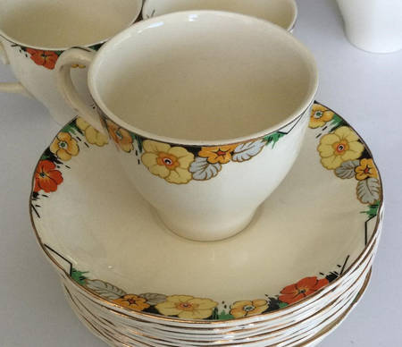 Raymond Flat Cup & Saucer Set