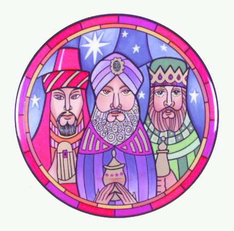 Wise Men Round Box & Lid