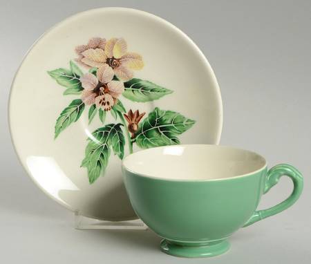 Peggy O'Neill Footed Cup & Saucer Set