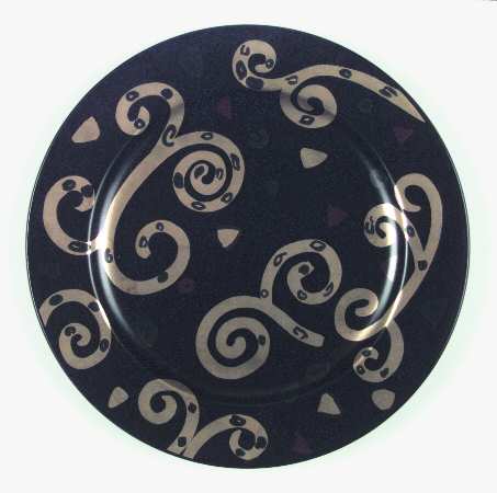 Freedom Fly Black Dinner Plate
