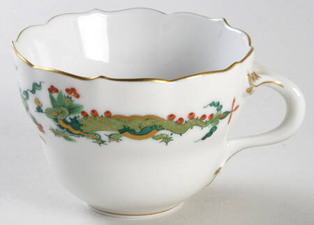 Dragon Green (Red Dot Accent) Footed Cup