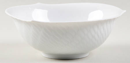 Wave White Soup/Cereal Bowl