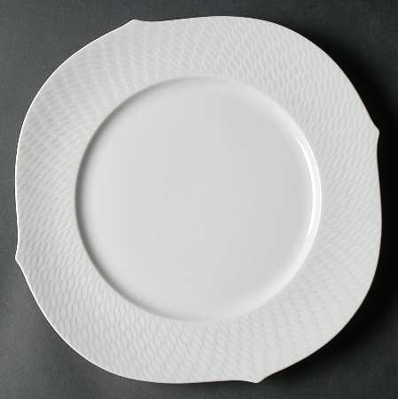 Wave White Service Plate (Charger)