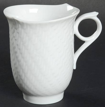 Wave White Footed Cup