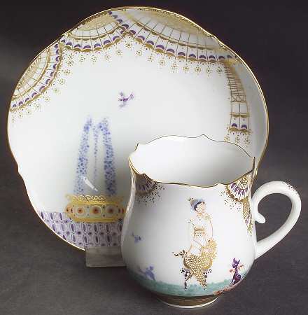 1001 Nights Flat Cup & Saucer Set