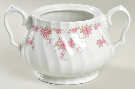 Brides Bouquet, Swirl, No Gold  Sugar Bowl No Lid