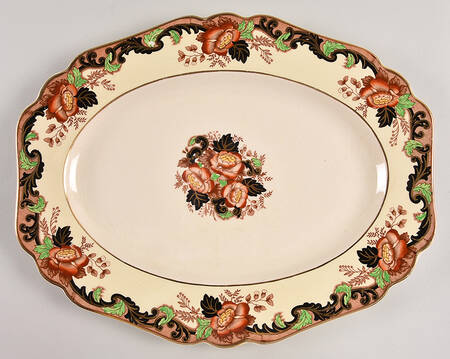 Victoria 14" Oval Serving Platter