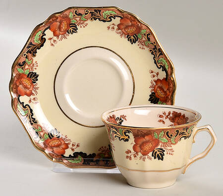 Victoria Footed Demitasse Cup & Saucer Set