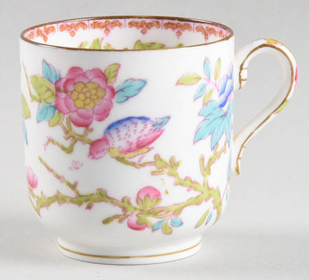 Cuckoo (Smooth, White, Globe Bks) Flat Demitasse Cup