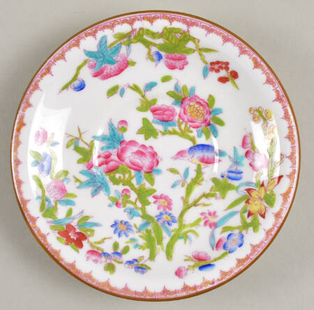 Cuckoo (Smooth, White, Globe Bks) Saucer for Chocolate Cup
