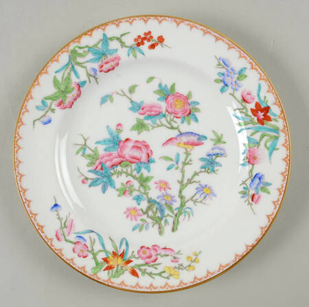 Cuckoo (Smooth, White, Globe Bks) Salad Plate
