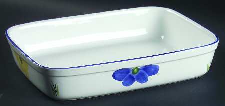 Italian Daisy 12" Rectangular Baker