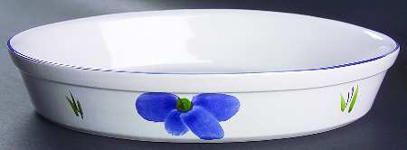 Italian Daisy 12'' Oval Baker