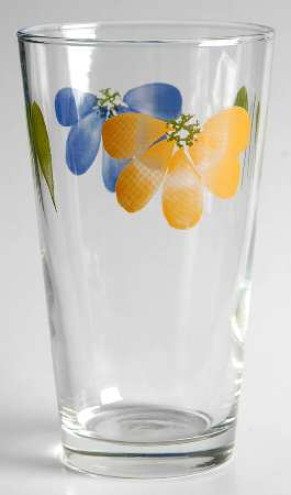 Italian Daisy 18 Oz Glassware Tumbler