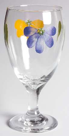 Italian Daisy 12 Oz Glassware Goblet