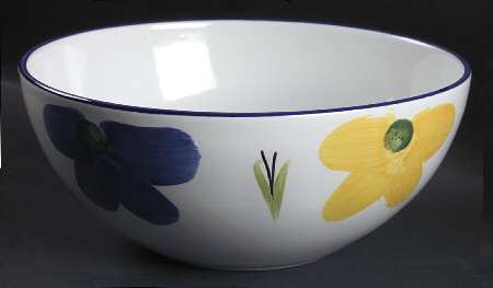 Italian Daisy 9" Salad Serving Bowl