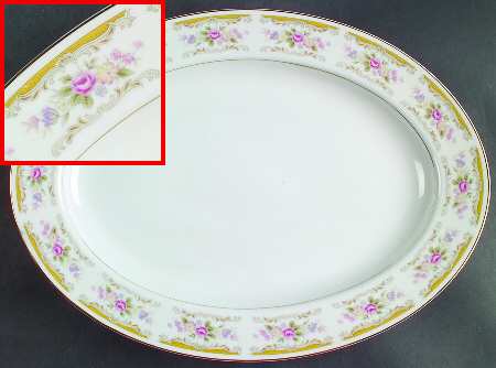 Chippendale 14" Oval Serving Platter