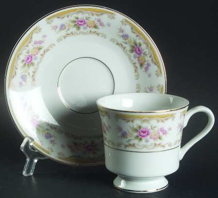Chippendale Footed Cup & Saucer Set