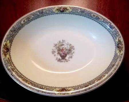 MEI609 10" Oval Vegetable Bowl