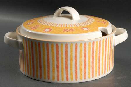 Spring Court Rust Tureen &  Lid