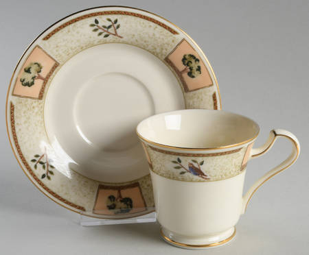 Parisian Sky Footed Cup & Saucer Set