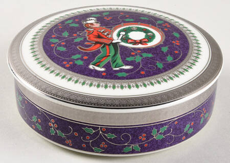 Twelve Days of Christmas 4" Round Box & Lid